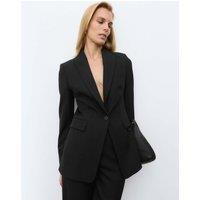 Autograph Pure Wool Tailored Single-Breasted Blazer Black