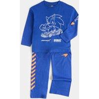 M&S Pure Cotton McLaren Pyjamas (1-8 Yrs) Blue Mix