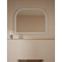 M&S Daphne Arch Overmantel Mirror 100 x 80 White