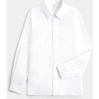 M&S Cotton Blend Shirt (6-16 Yrs) White