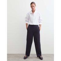 JAEGER Tapered Trousers with Wool Navy