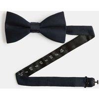 M&S Textured Bow Tie Navy
