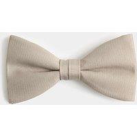 M&S Textured Bow Tie Champagne