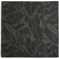 Autograph Pure Silk Floral Pocket Square Black