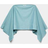 M&S Pure Cotton Sheer Cape Top Peat
