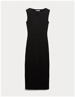 Jersey Midi Bodycon Dress