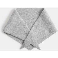 M&S Knitted Triangle Scarf Grey