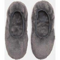 M&S Round Toe Ballerina Slippers Dark Grey