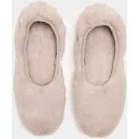 M&S Round Toe Ballerina Slippers Mink