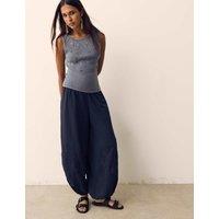 Per Una Lace Balloon Trousers Dark Slate