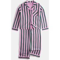 M&S Pure Cotton Striped Pyjamas (1-8 Yrs) Pink Mix