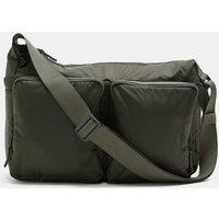 M&S Stormwear Zip Messenger Bag Dark Khaki