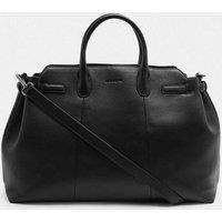 Autograph Leather Pebble Grain Weekend Bag Black