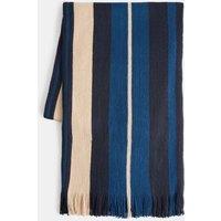 M&S Striped Scarf Blue Mix