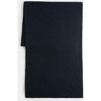 M&S Oversized Ribbed Knitted Scarf Navy