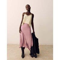 Per Una Maxi Asymmetric Skirt Rouge