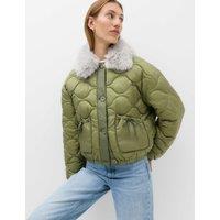 M&S Quilted Short Jacket Sage