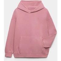 M&S Cotton Rich Hoodie (6-16 Yrs) Dusted Pink
