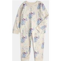 M&S Disney Frozen Pyjamas (1-8 Yrs) Ecru Mix