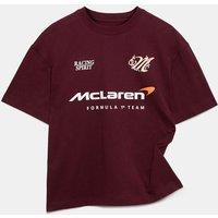 M&S Pure Cotton McLaren T-Shirt (6-16 Yrs) Burgundy