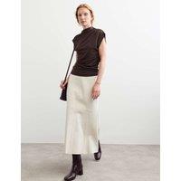 JAEGER Ruched Top Coffee