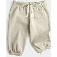 M&S Cotton Blend Fleece Lined Joggers (0-3 Yrs) Green