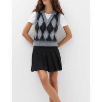 M&S Pleated Mini Skirt Black