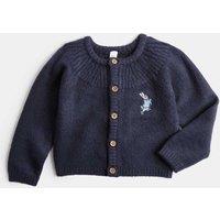 M&S Peter Rabbit Cardigan (0-3 Yrs) Navy Mix