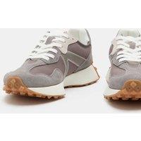 M&S Suede Side Detail Trainers Grey