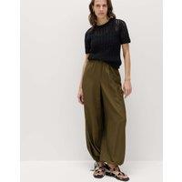 M&S Balloon Trousers Dark Olive