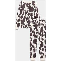 M&S Pure Cotton Cow Print Pyjamas (12 Mths-16 Yrs) Neutral