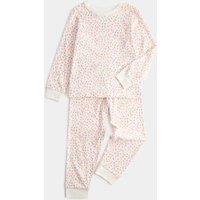 M&S Pure Cotton Ditsy Floral Pyjamas (1-16 Yrs) Pink Mix