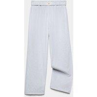 M&S Pure Cotton Striped Pyjama Bottoms (6-16 Yrs) Blue Mix