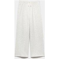 M&S Cotton Rich Pyjama Bottom Joggers (6-16 Yrs) Grey Mix