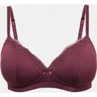 M&S Jasmine Lace Non Wired Post Surgery Bra (A-E) Dark Wine