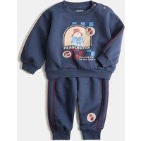 M&S 2 Piece Cotton Rich Paddington Outfit (0-3 Yrs) Navy Mix