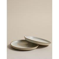 M&S Set of 2 Picky Bits Side Plates Natural