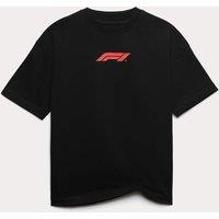 M&S Formula 1 Graphic T-Shirt (6-16 Yrs) Black