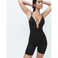 Body by M&S Body Invisibles Super Plunge All In One Black