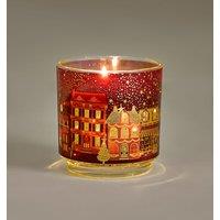 M&S Mandarin Clove & Cinnamon Refillable Light Up Candle Red Mix
