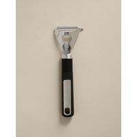 M&S Soft Grip Stainless Steel Y Peeler Black