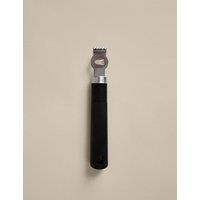 M&S Soft Grip Stainless Steel Zester Black