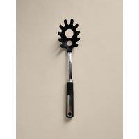 M&S Soft Grip Handle Nylon Pasta Server Black