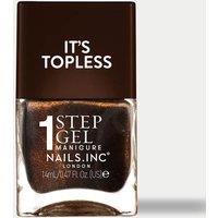 Nails Inc. It's Topless 1-Step Gel Nail Polish 14ml Brown