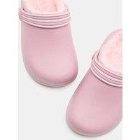 M&S Kids' Fur Lined Clogs (4 Small-7 Large) Pink