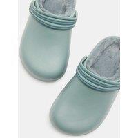 M&S Kids' Fur Lined Clogs (4 Small-7 Large) Green