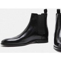 Autograph Leather Pull On Chelsea Boots Black