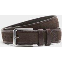 M&S Textured Leather Belt Brown