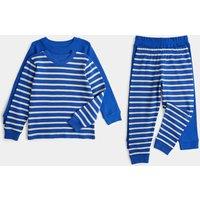 M&S 2 Pack Pure Cotton Kids' Waffle Pyjama Sets (1-8 Yrs) Blue Mix