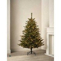 M&S 6ft Pre-Lit Grand Fir Christmas Tree Green